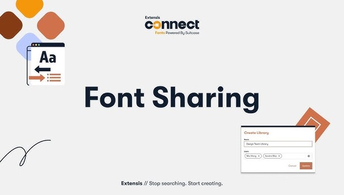 Sharing Your Font With Others