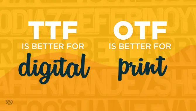 Understanding The .Ttf And .Otf File Formats