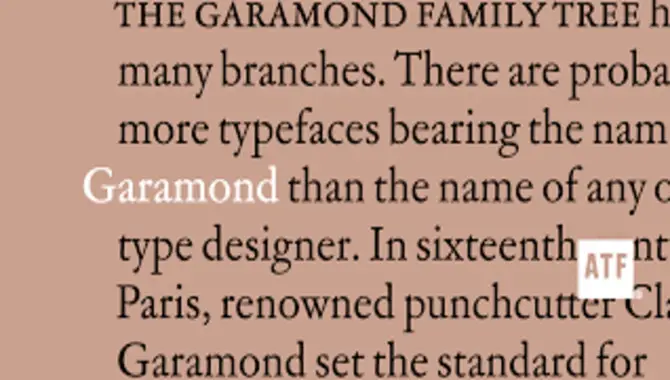 A Classic Serif Font