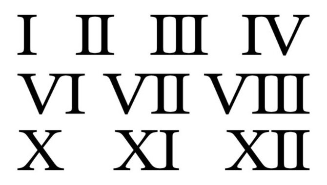 Benefits Of Using Roman Numerals Fonts