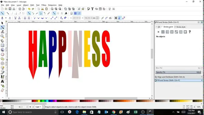 Changing The Smallest Fonts In Inkscape