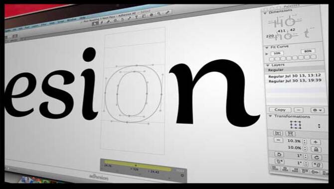 Creating Your Design With The Font