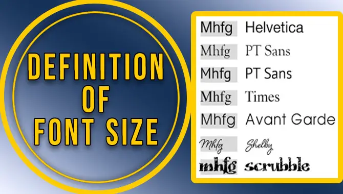 Definition Of Font Size – Everything You Need To Know