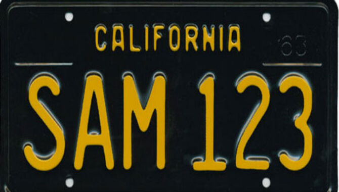 Exploring California License Plate Font History