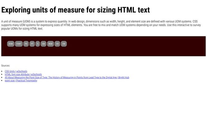 Exploring The Different Units Of Measurement For Font Sizes