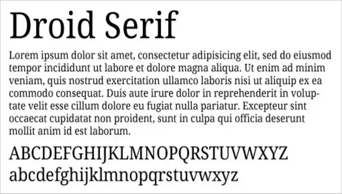Fonts For Body Text