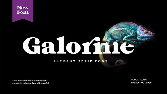 Galorine – Newspaper Title Font