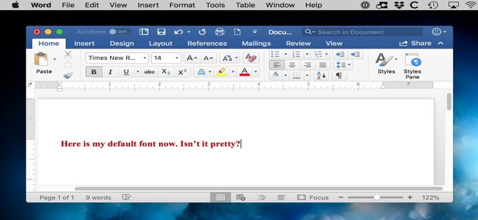 How To Change Word Font In Mac OS