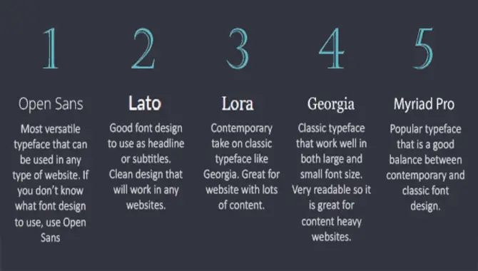 How To Choose The Right Font Face For Your Website Design?