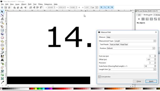 How To Set The Font Size In Inkscape