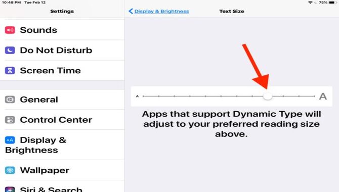 How To Temporarily Increase Or Decrease The Font Size On Your Ipad