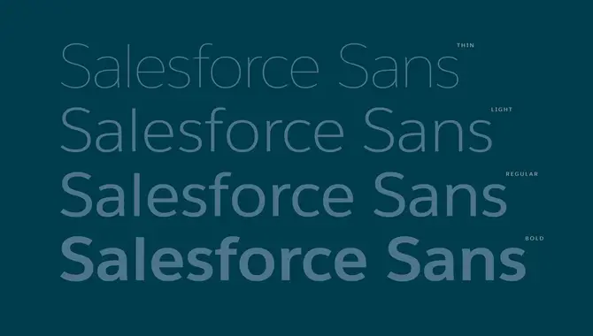 Salesforce Sans Fonts
