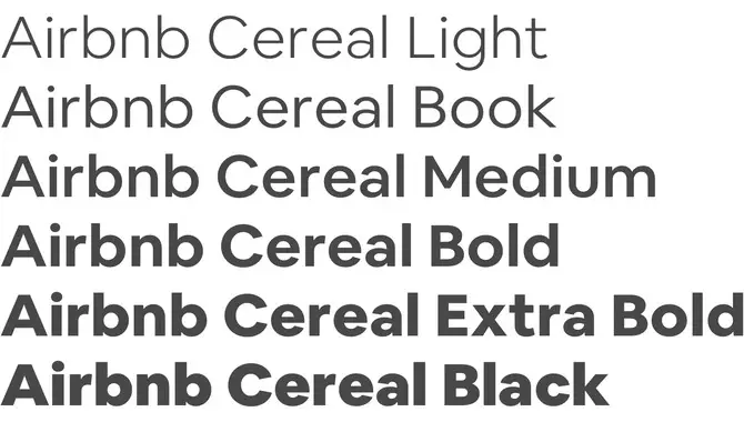 Select The Text Tool And Choose The Airbnb Cereal Font From The Font List.