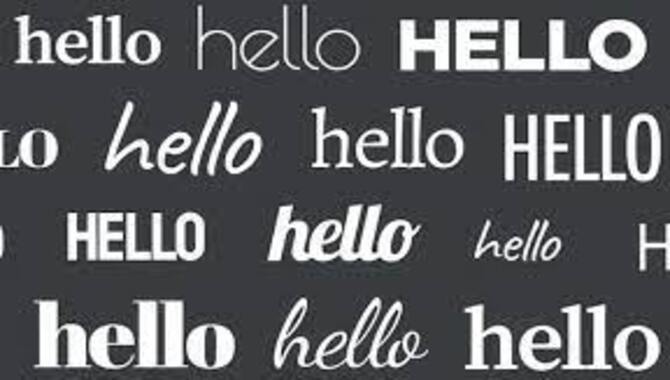 The Font File And Its Format