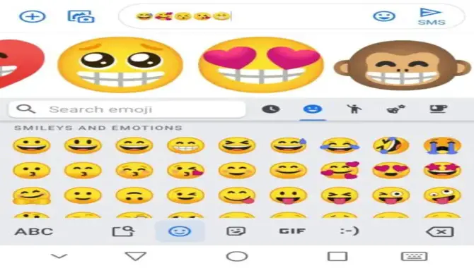 Using The Emoji Keyboard To Create Custom Messages