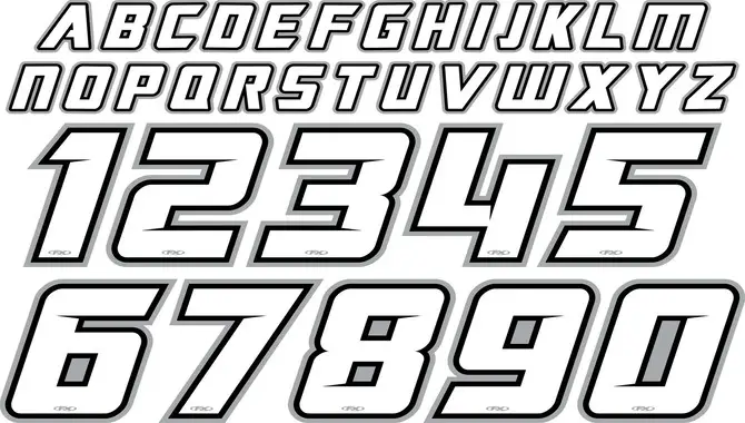 What Is The Motocross Number Font?