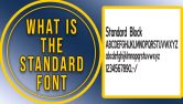 Standard Font
