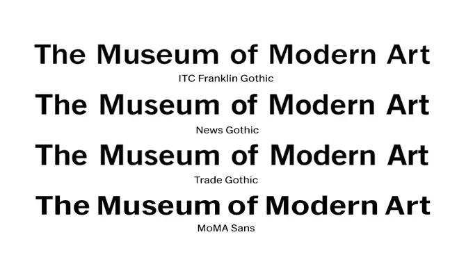 Who Designed The MOMA Font