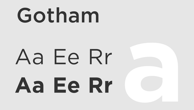 Why Is Gotham Better Than Other Google Fonts