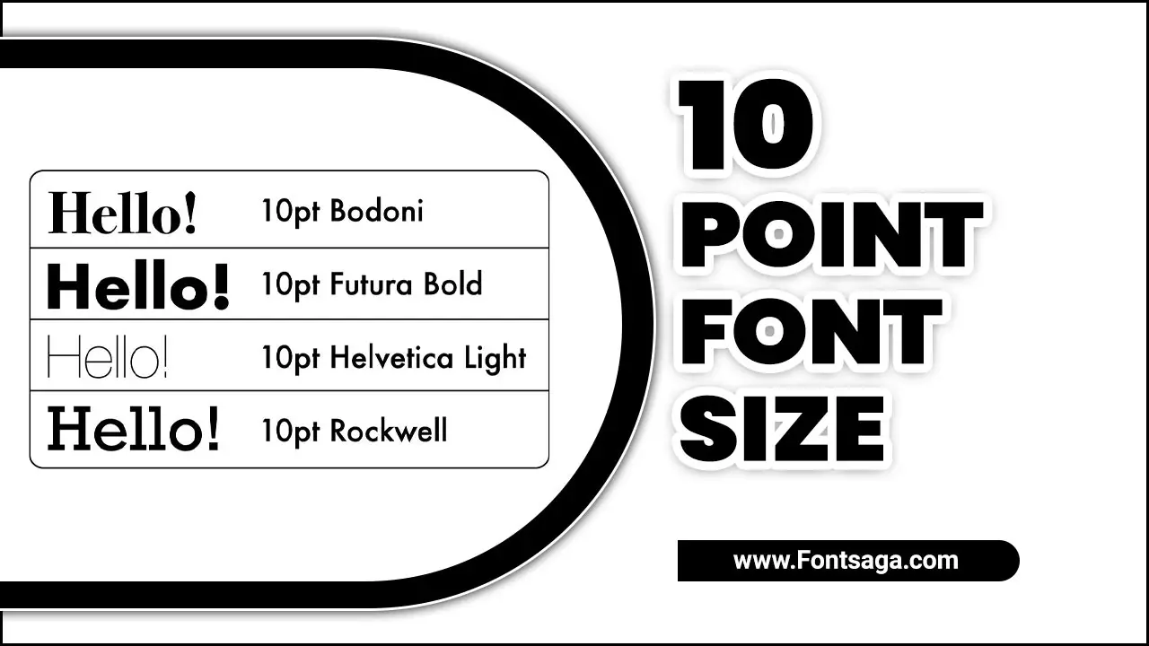 10 Point Font Size