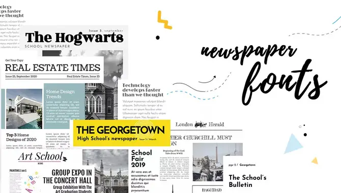 6 Tips For Using Old Newspaper Fonts In Modern Design Projects Like Posters