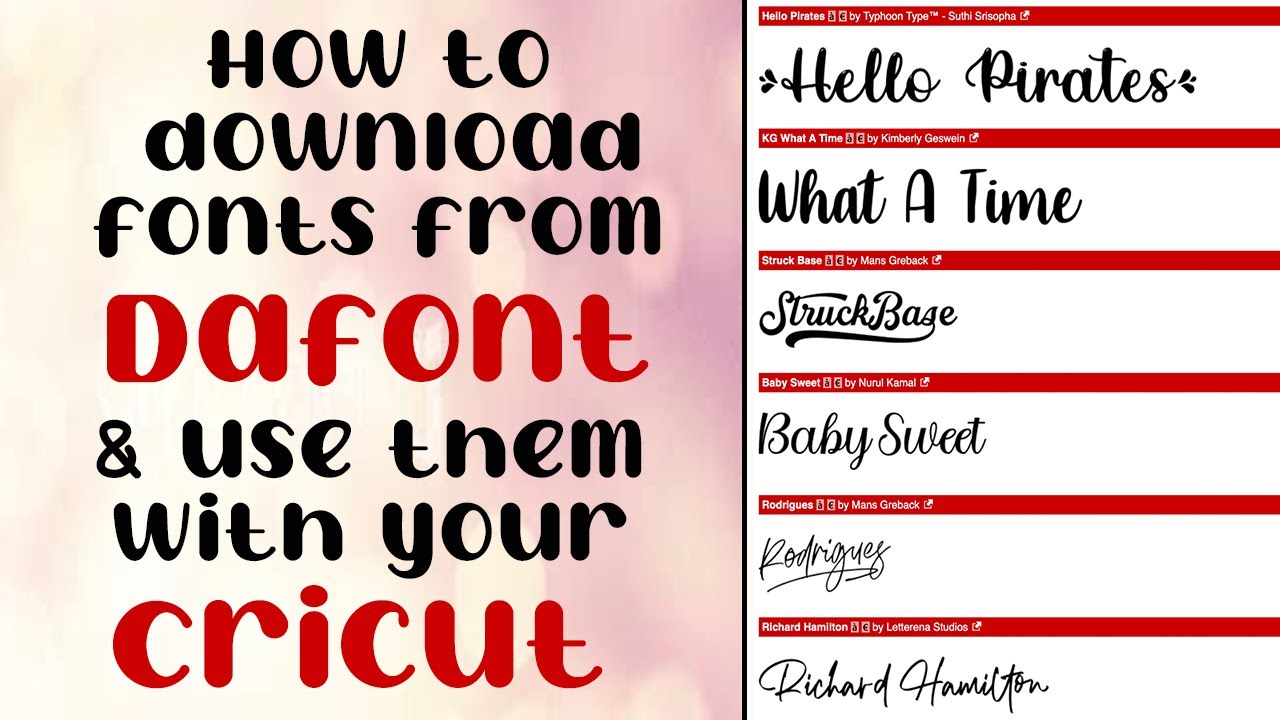 7 Easy Ways To Download Fonts From Dafont To Cricut On A Mac