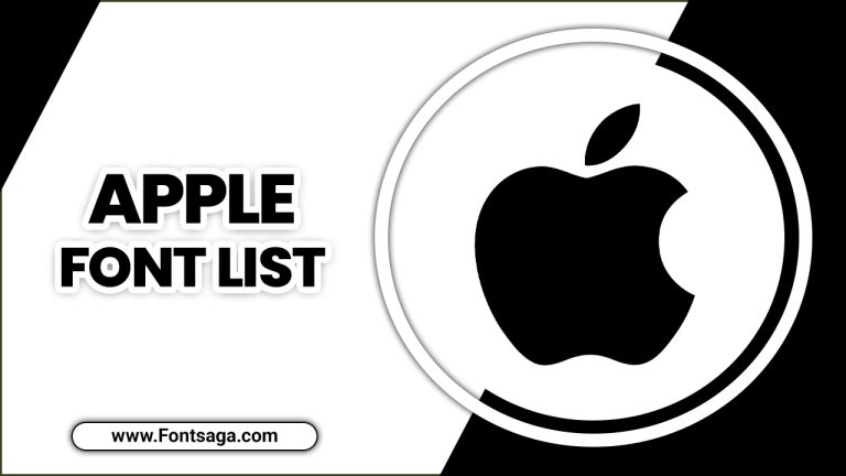 Apple Font List – How To Choose The Right Font