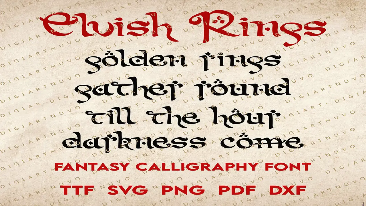 Applying The Tolkien Font In A Design Project