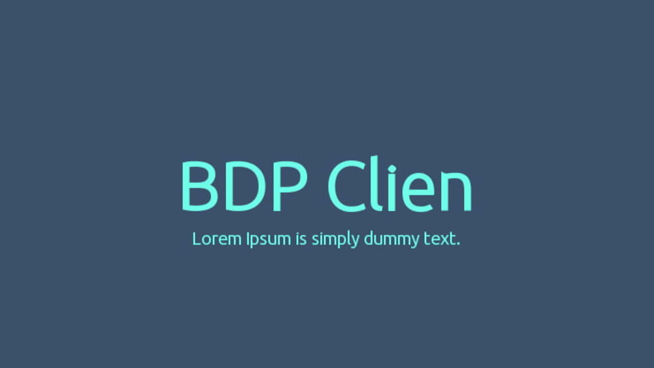 Bdp Clien Regular