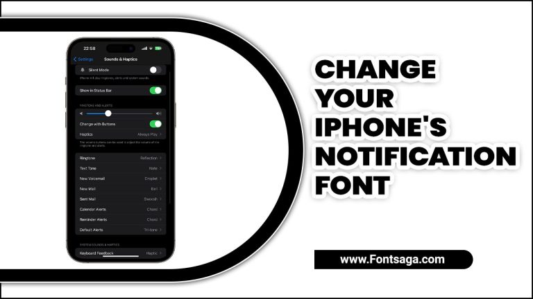 Change Your iPhone's Notification Font