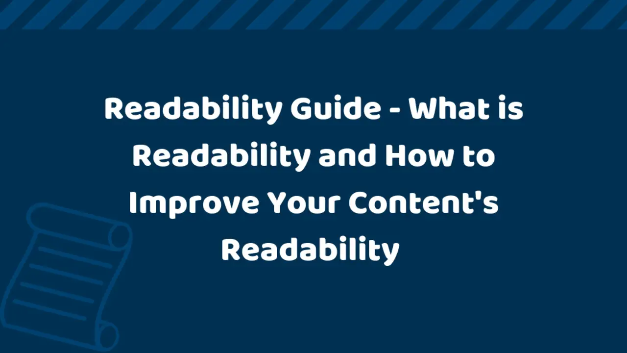 Consider Readability