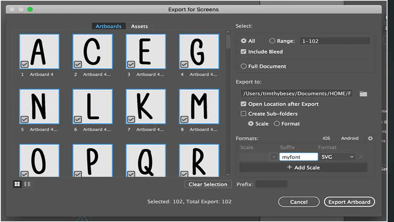 Detailed Steps on How to Create A Font From An Image