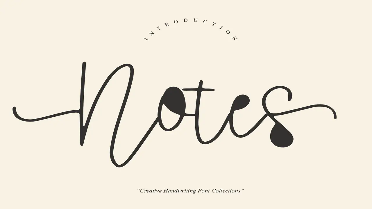 Explore New Possibilities With Aesthetic Notes Font