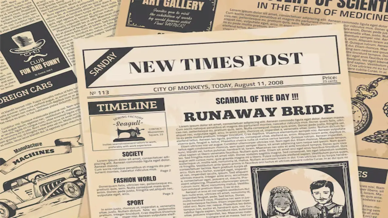 Features Of Vintage Newspaper-Font