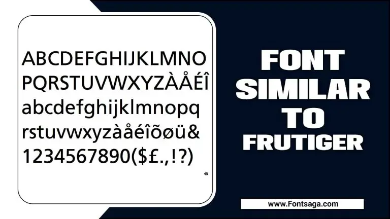 How To Create Eye-Catching Designs Using Font Similar To Frutiger