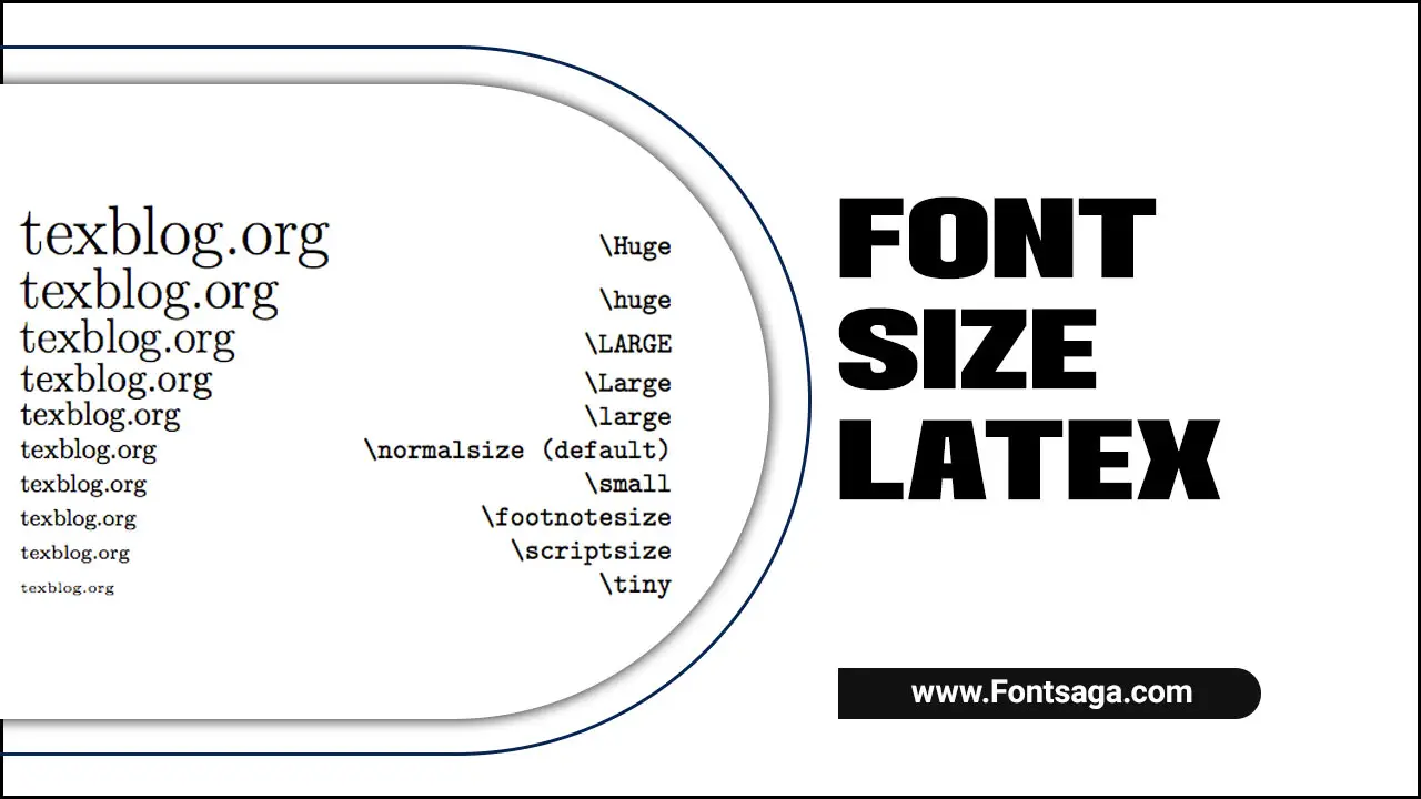 Font Size Latex