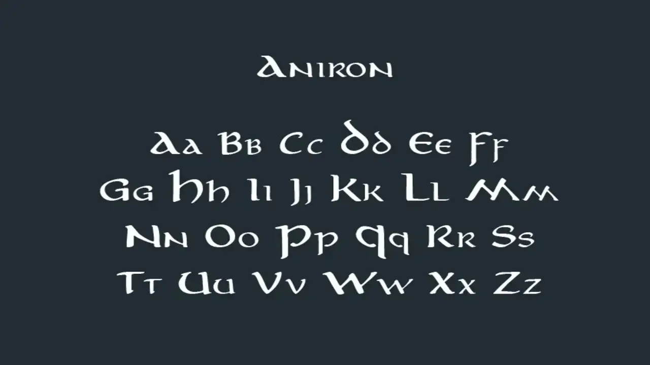 Formula To Use The Tolkien Font In Design Projects For Beginners