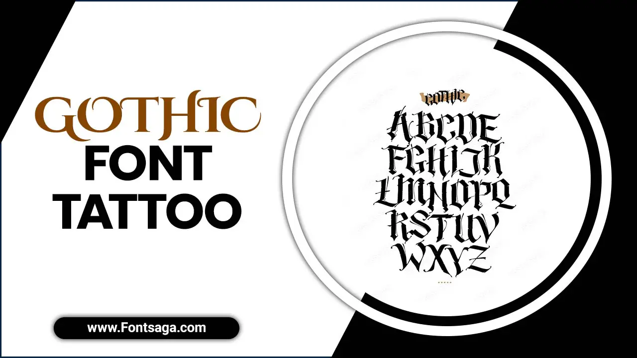 Gothic Font Tattoo