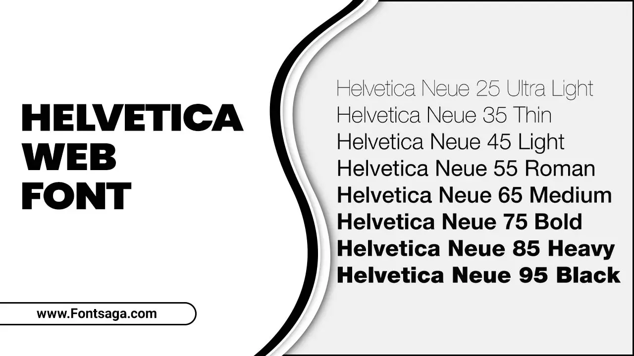 Helvetica Web Font