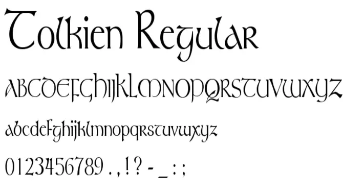 How Can I Create A Tolkien Font