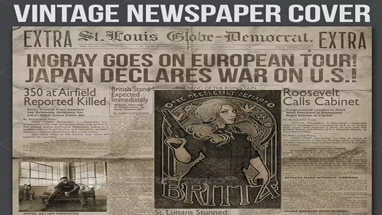 How Can I Create A Vintage Newspaper Font