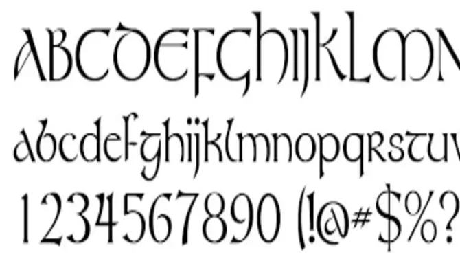 How Can I Download A Tolkien Font