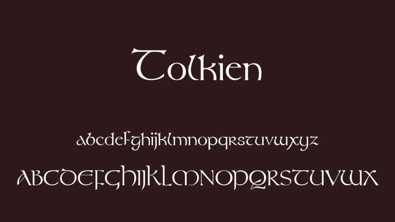 How Can I Use A Tolkien Font