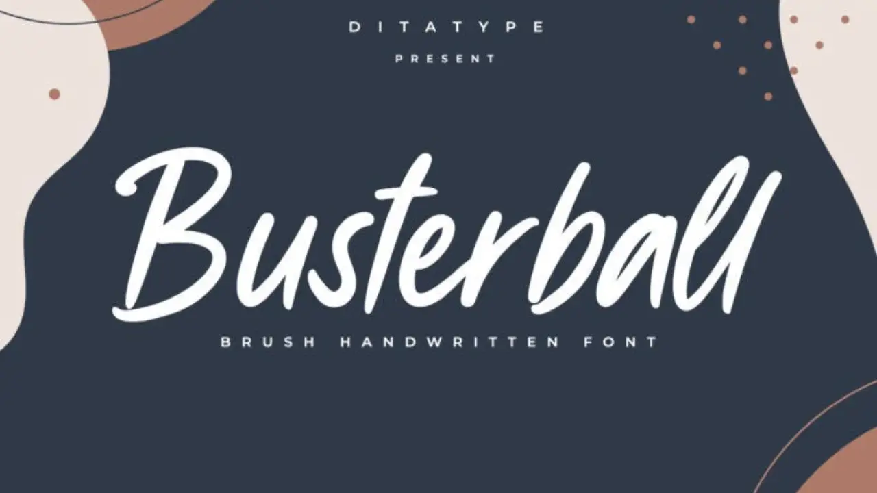 Best Brush Fonts & How To Use Them: Brushed Elegance