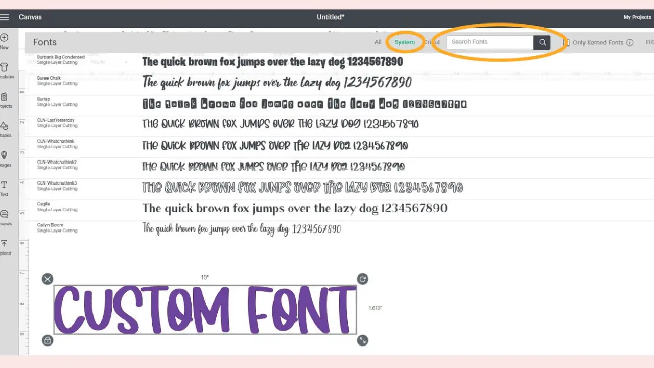 How To Add A Custom Font To Your Cricut