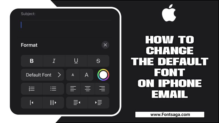 How To Change The Default Font On iPhone Email – A Simple Guide