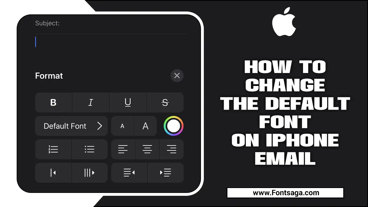 How To Change The Default Font On iPhone Email