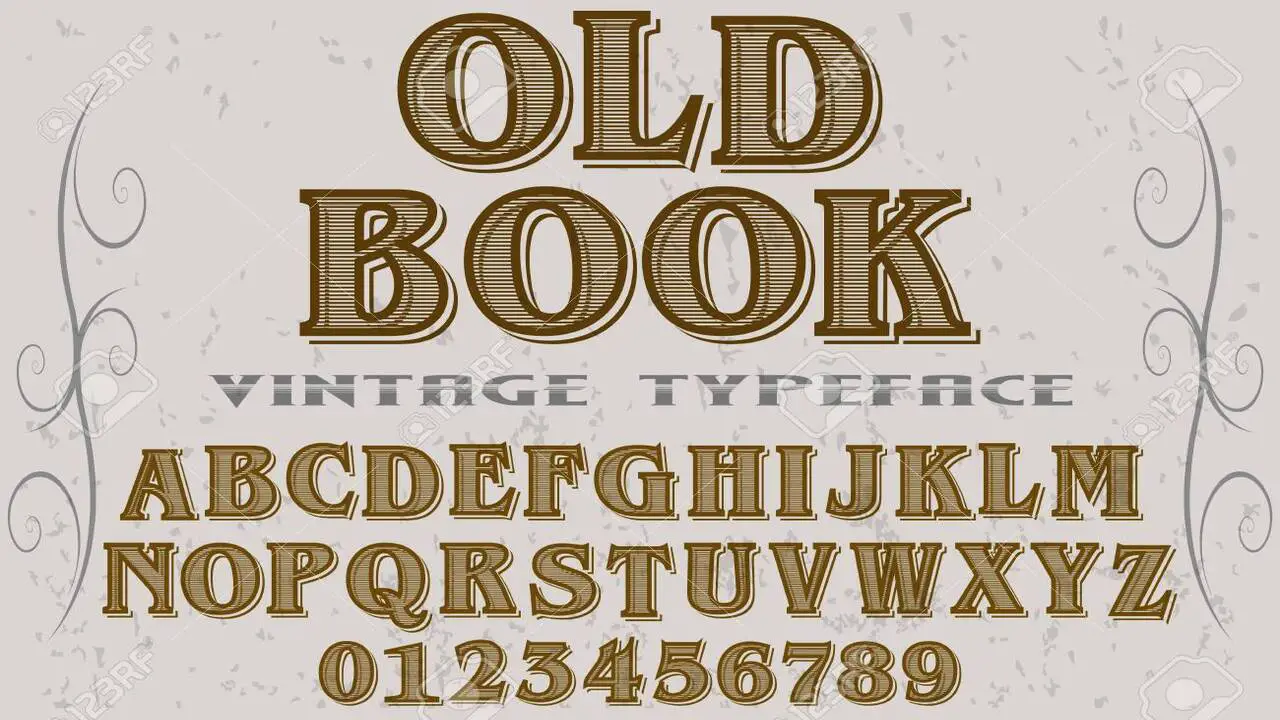 How To Create A Cohesive Visual Aesthetic Using Old Book Fonts