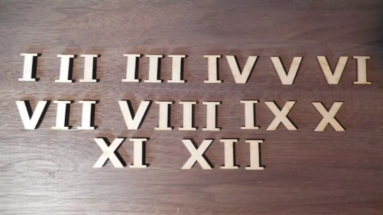 How To Create Fancy Roman Numeral Font
