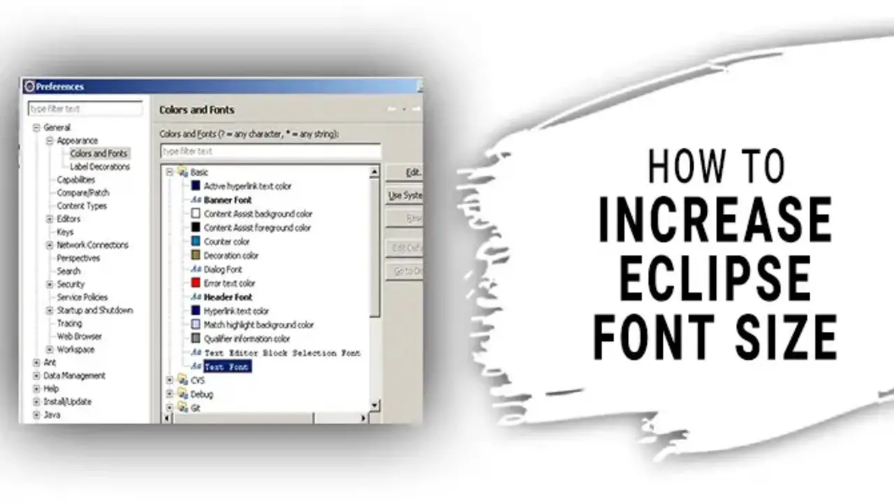 How To Increase Eclipse Font Size